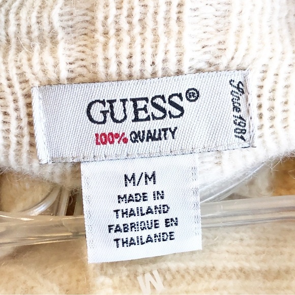 Guess Zipfront, ribbed sweater, striped sweater - Picture 3 of 9